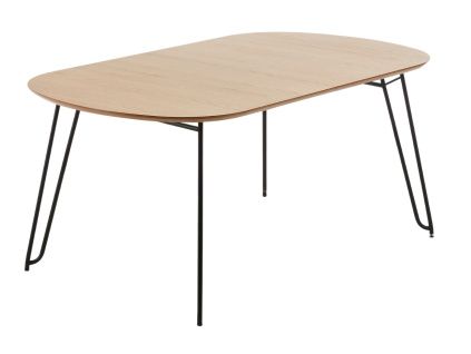 Dubový rozkládací jídelní stůl Kave Home Novac 170-320 x 100 cm