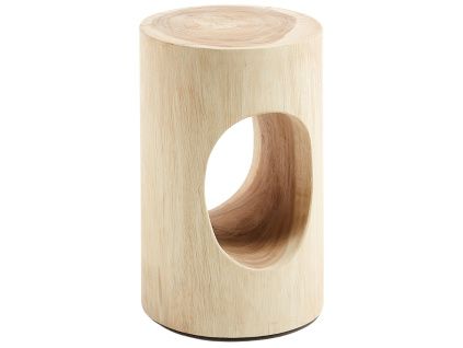 Dřevěný odkládací stolek Kave Home Halker 30 cm