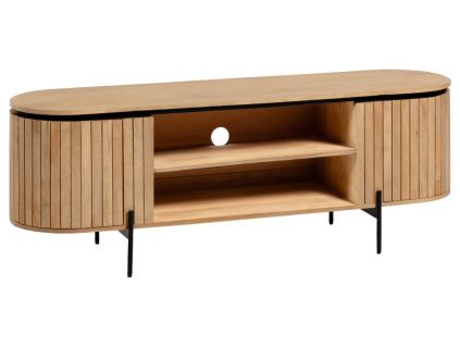 Dřevěný TV stolek Kave Home Licia 160 x 43 cm