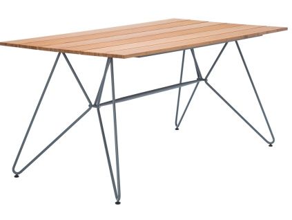 Přírodní bambusový zahradní jídelní stůl HOUE Sketch 220 x 88 cm