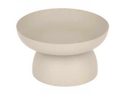 Béžový kovový podnos Kave Home Kaili 14 cm