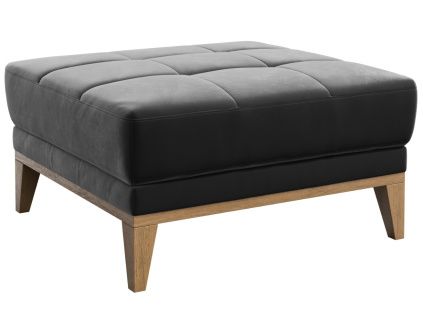 Tmavě šedá sametová podnožka MESONICA Musso Tufted