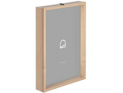 Přírodní dřevěný fotorámeček Kave Home Flavina 31 x 22 cm