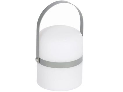 Šedá plastová LED lampa Kave Home Ridley
