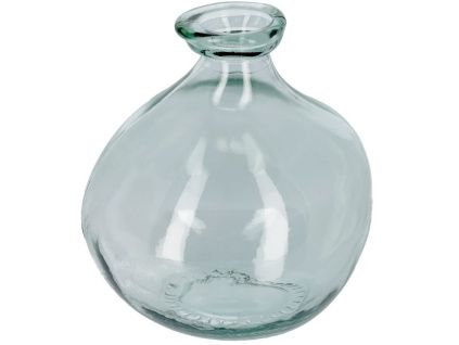 Čirá skleněná váza Kave Home Brenna 18 cm