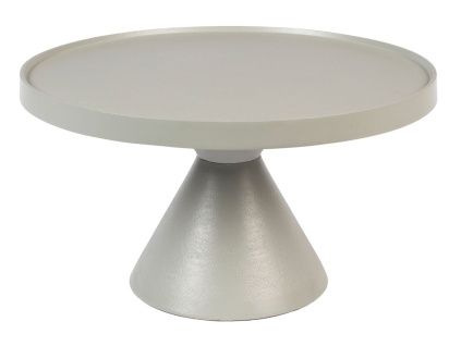Šedý kovový konferenční stolek ZUIVER FLOSS 60 cm