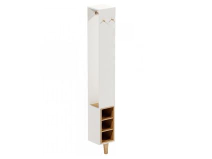 Bílý předsíňový panel Thia 190 cm