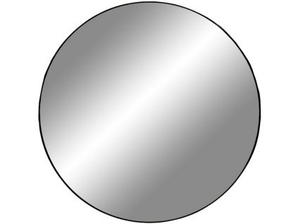 Černé kulaté závěsné zrcadlo Vincent 80 cm