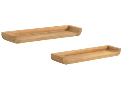 Set dvou teakových nástěnných polic Kave Home Shamel 50 x 12 cm -fv-interier-25