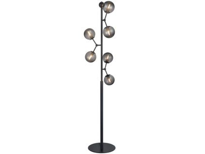 Skleněná stojací lampa Atom 155 cm