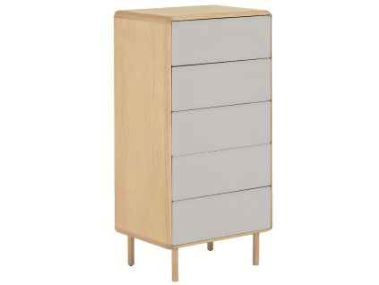 Jasanová komoda Kave Home Anielle 60 x 42 cm