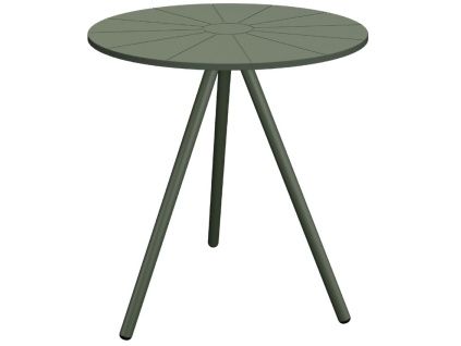 Zelený plastový zahradní bistro stůl HOUE Nami 65 cm
