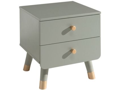Zelený lakovaný noční stolek Vipack Billy 43,2 x 40 cm