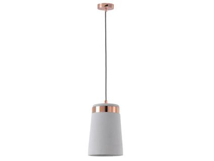 Šedé betonové závěsné světlo Somcasa Bernia 12 cm