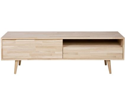 Dubový TV stolek Alize 150 x 44 cm