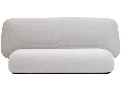 Světle šedá látková trojmístná pohovka Softline Halo 242 cm