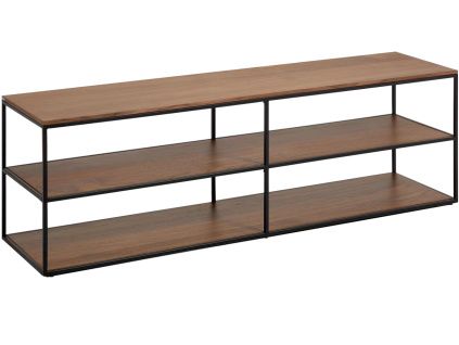 Ořechový TV stolek Kave Home Yoana 160 x 40 cm