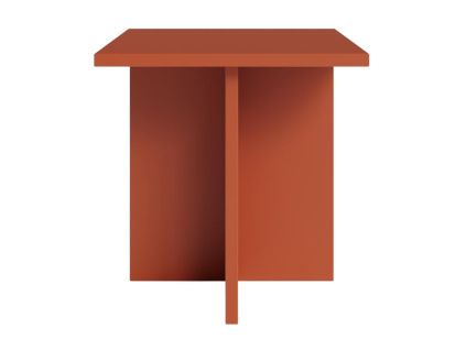 Červený konferenční stolek MINIMAL 39,5 x 39,5 cm