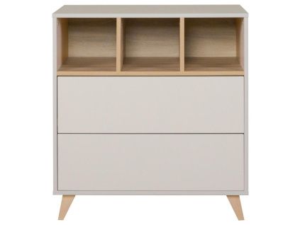Béžová přebalovací komoda Quax Loft 86 x 48 cm