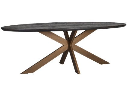 Dubový jídelní stůl Blackbone 260 x 120 cm