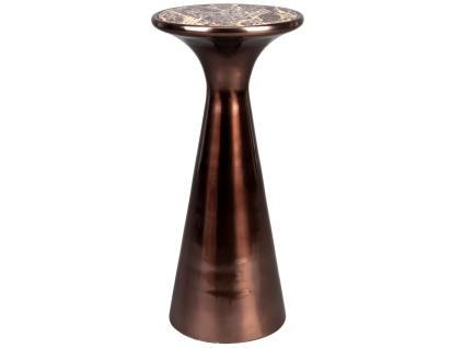 Černý mramorový odkládací stolek DUTCHBONE MOUNT 25 cm