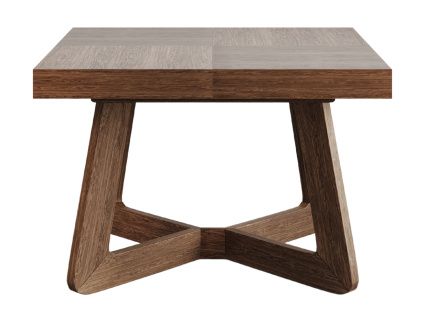Hnědý dubový rozkládací jídelní stůl Windsor & Co Nodi 130/230 x 130 cm