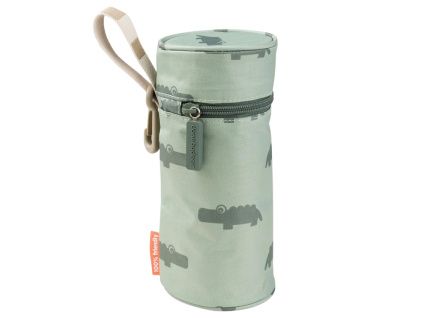Zelený látkový termo obal na láhev Done by Deer Croco 0,5 l