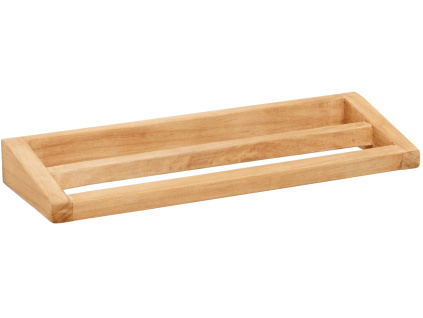 Teakový věšák na ručníky Kave Home Kenta 40 x 15 cm