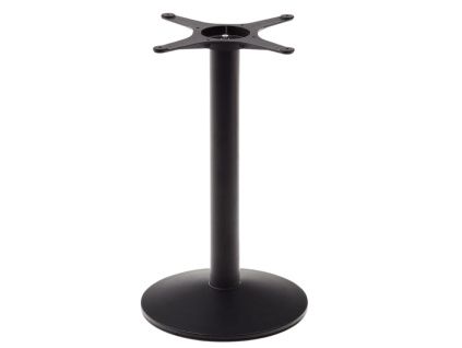 Černá kovová stolová podnož Kave Home Esilda 72 cm
