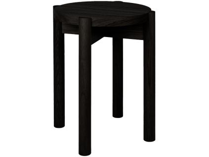 Černá dřevěná stolička Hopp 45 cm
