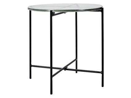 Skleněný odkládací stolek Tamu 40 cm
