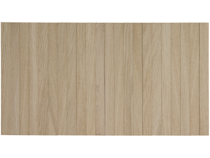 Přírodní dubová odkládací podložka na područku pohovky Wonda 44 x 24 cm