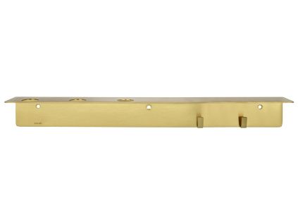 Zlatý kovový držák s háčky Meraki Supply 50 cm