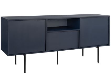 Modrá komoda Bau 180 x 50 cm