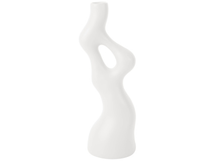 Bílá váza Twistli 33 cm