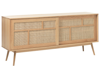 Dubová komoda Unique Furniture Barrali 180 x 45 cm