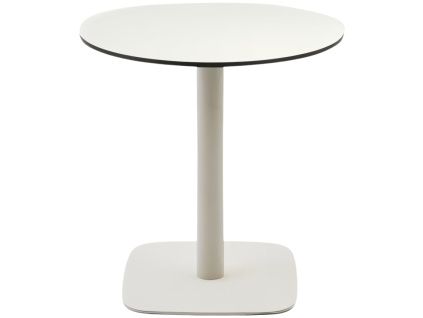 Bílý bistro stolek Kave Home Dina 68 cm