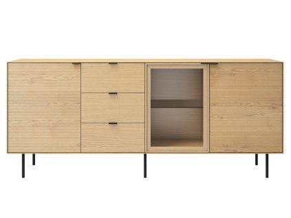 Dubová komoda Somcasa Tulsa 200 x 45 cm