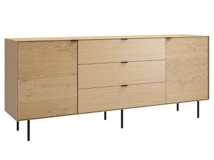 Dubová komoda Somcasa Tulsa II. 200 x 45 cm