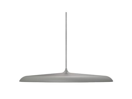 Šedé kovové závěsné LED světlo Artist 40 cm