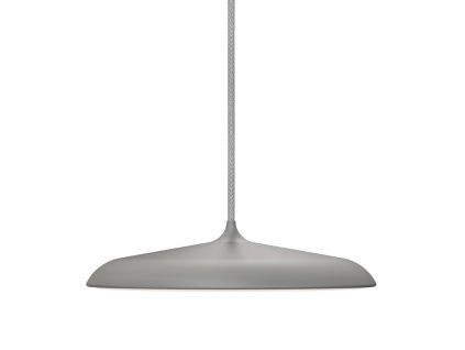 Šedé kovové závěsné LED světlo Artist 25 cm