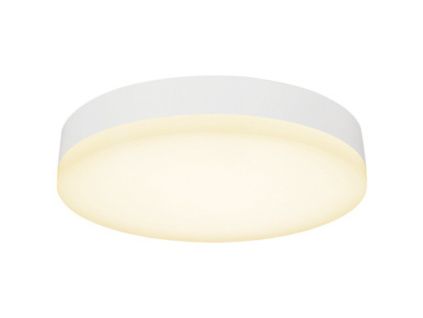 Opálově bílé plastové stropní světlo Halo Design Straight 28 cm