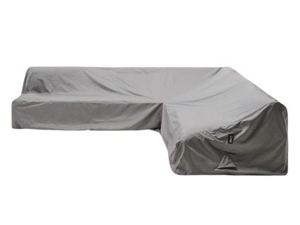 Šedý ochranný obal na zahradní rohovou pohovku Kave Home Iria 270 x 270 cm