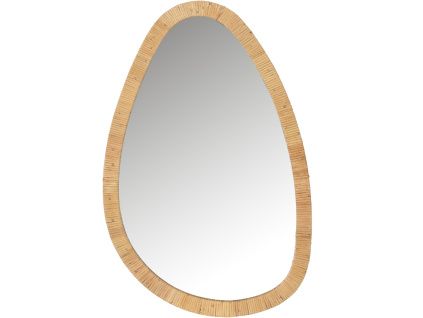 Závěsné zrcadlo z přírodních vláken J-line Palo 70 x 46 cm