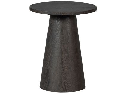 Tmavě hnědý odkládací stolek Otivan 40 cm