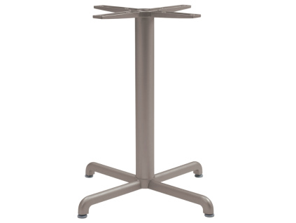 Šedohnědá hliníková stolová podnož Calice 72 cm