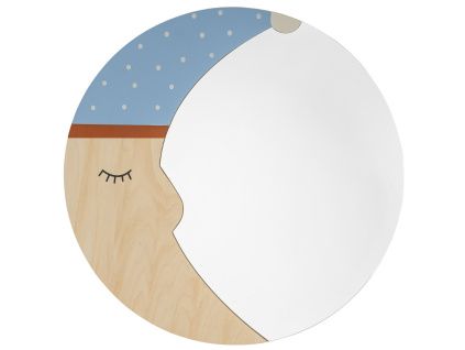 Dětské závěsné zrcadlo Bloomingville Moony 40 cm