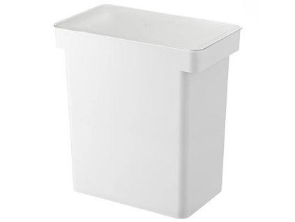 Bílý plastový zásobník krmiva Yamazaki Tower 25 l