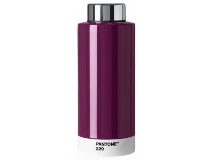 Fialová kovová termoláhev Pantone Aubergine 229 530 ml