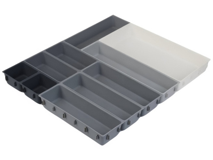 Variabilní plastový organizér na příbory Blox
